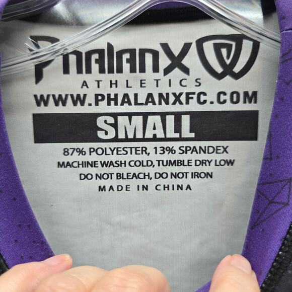 Phalanx Athletics Men's Long Sleeve Rash Guard Jiu Jitsu MMA Black Size Small - Picture 4 of 5